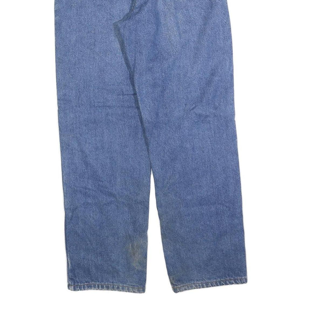 DICKIES Mens Jeans Blue Regular Straight Denim W32 L30 Classic Style Workwear