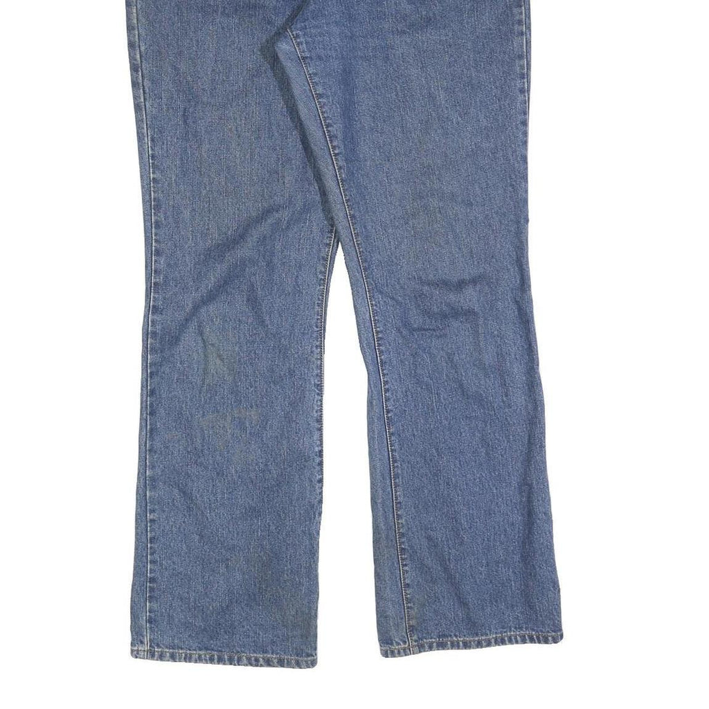 CALVIN KLEIN JEANS Womens Blue Regular Straight Denim Rinse W32 L32 Classic Fit