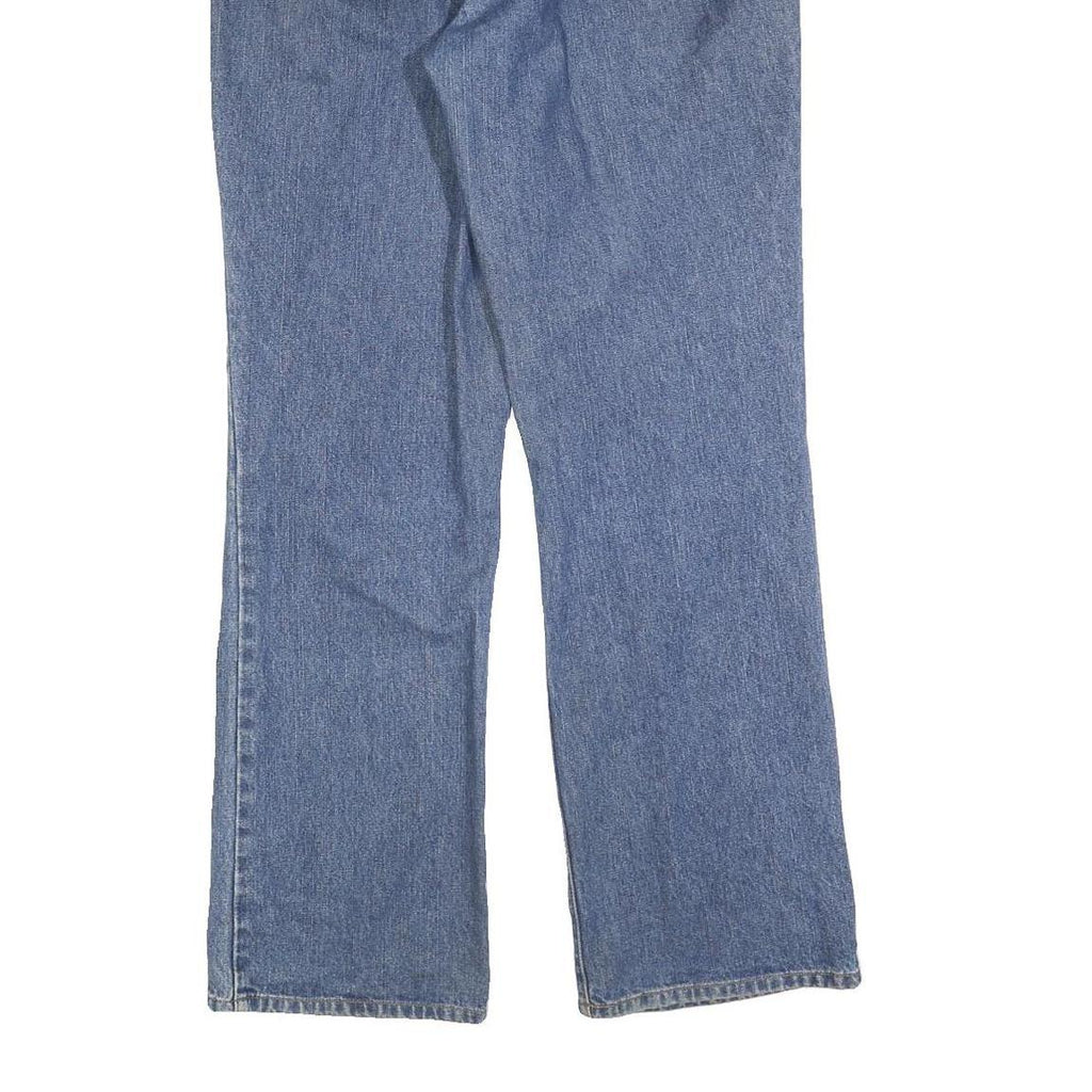 CALVIN KLEIN JEANS Womens Blue Regular Straight Denim Rinse W32 L32 Classic Fit