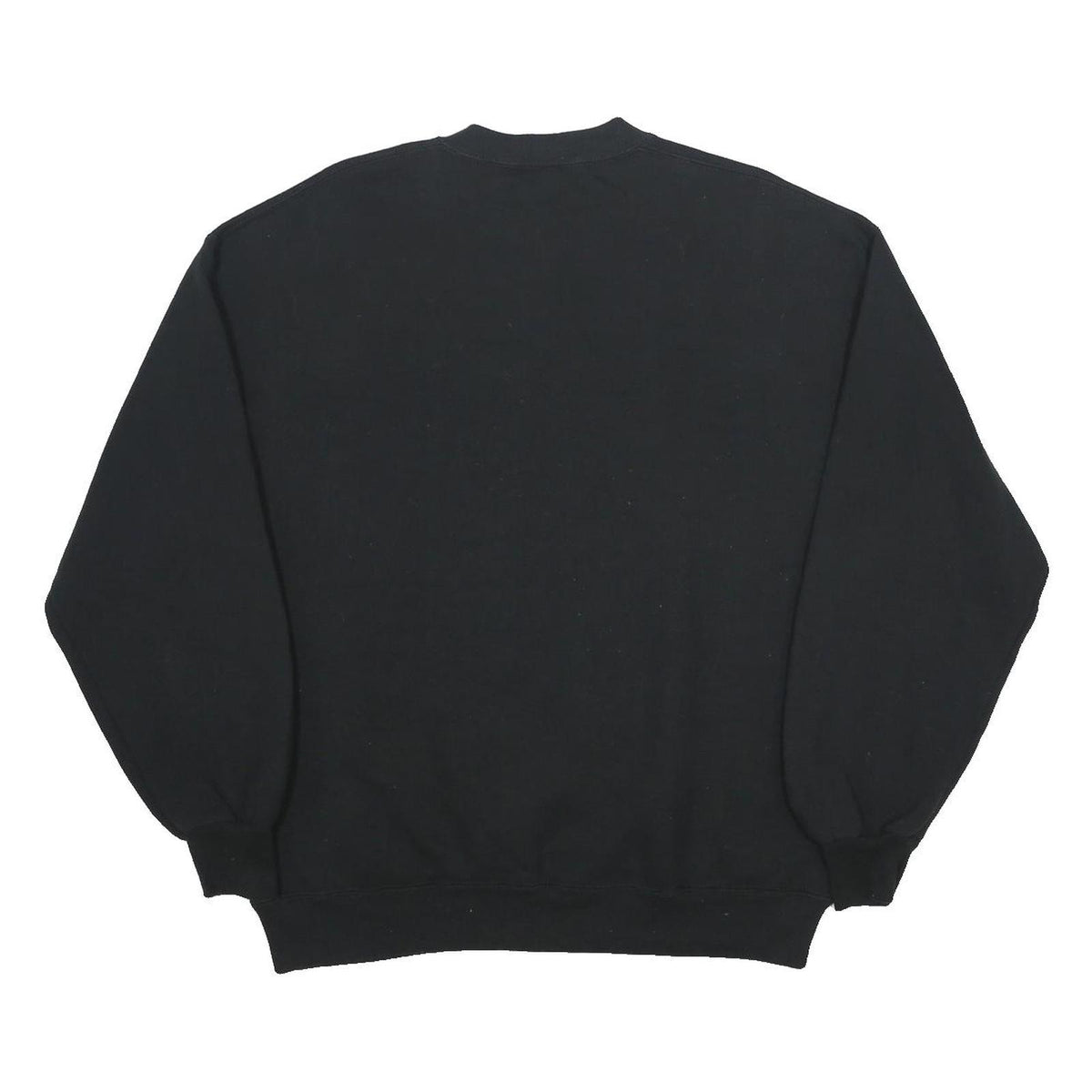 JERZEES Womens Black Crew Neck L Sweatshirt Hot Air Balloon Graphic Cotton Blend