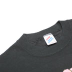 JERZEES Womens Black Crew Neck L Sweatshirt Hot Air Balloon Graphic Cotton Blend