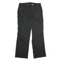 RED KAP Womens Black Polyester Blend Regular Cargo Trousers W31 L34 Workwear Zip