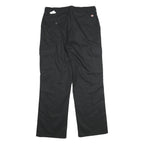 RED KAP Womens Black Polyester Blend Regular Cargo Trousers W31 L34 Workwear Zip