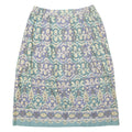 JANTZEN Womens A-Line Skirt Green Midi Crazy Pattern M