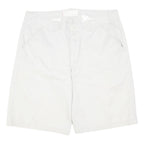 LEVI'S Mens Shorts White Casual L W38 Cotton Blend Comfortable Summer Wear