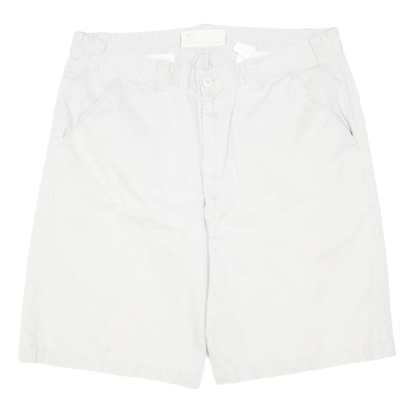 LEVI'S Mens Shorts White Casual L W38 Cotton Blend Comfortable Summer Wear