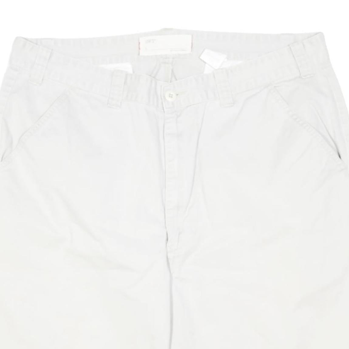 LEVI'S Mens Shorts White Casual L W38 Cotton Blend Comfortable Summer Wear