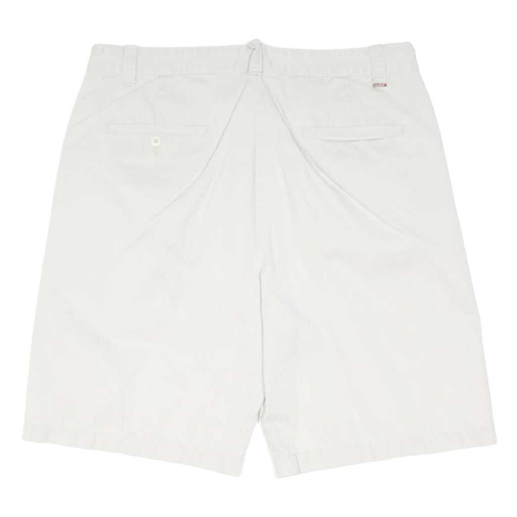 LEVI'S Mens Shorts White Casual L W38 Cotton Blend Comfortable Summer Wear