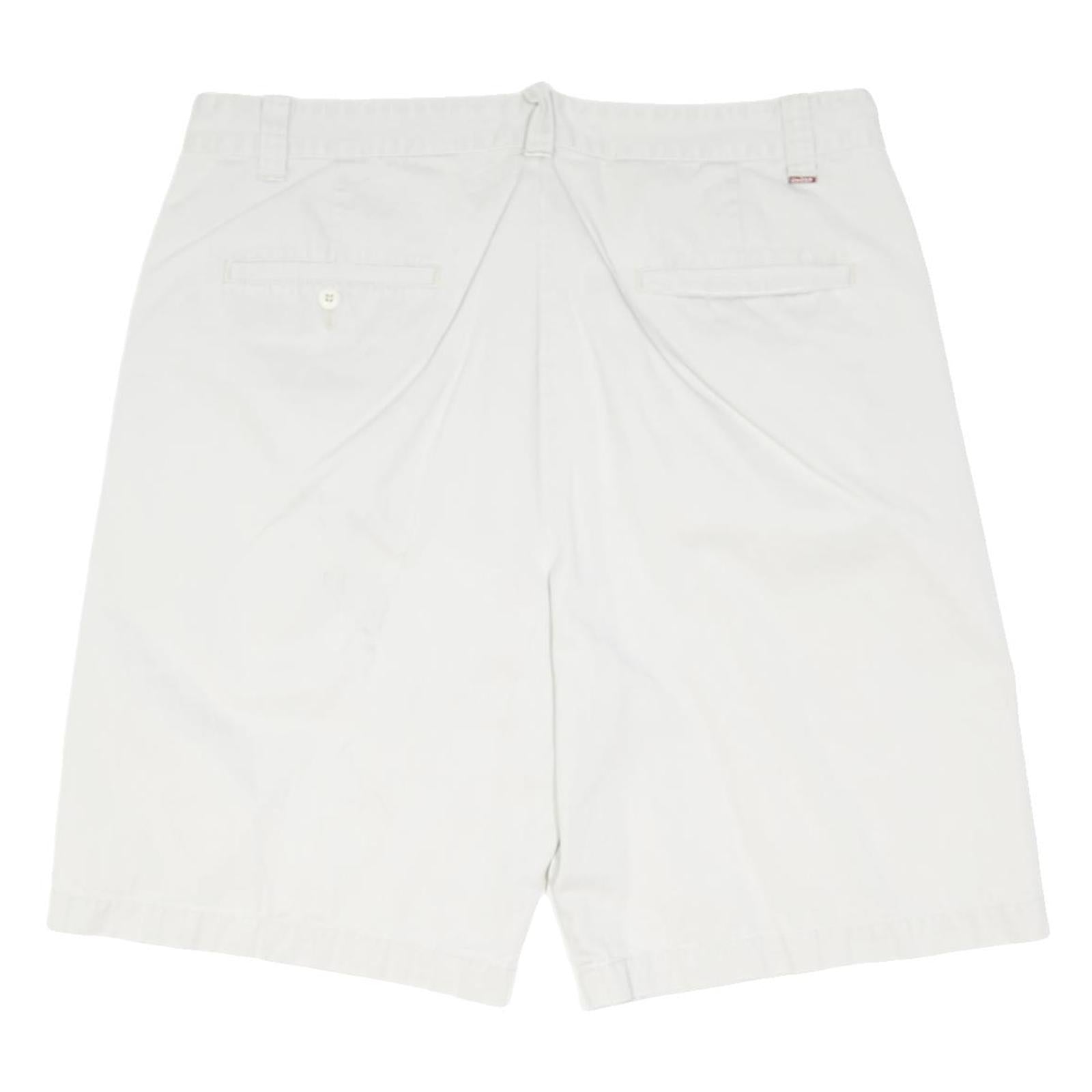 LEVI'S Mens Shorts White Casual L W38 Cotton Blend Comfortable Summer Wear