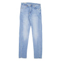 LEVI'S 512 BIG E Jeans Mens Blue Slim Tapered Stone Wash W30 L34