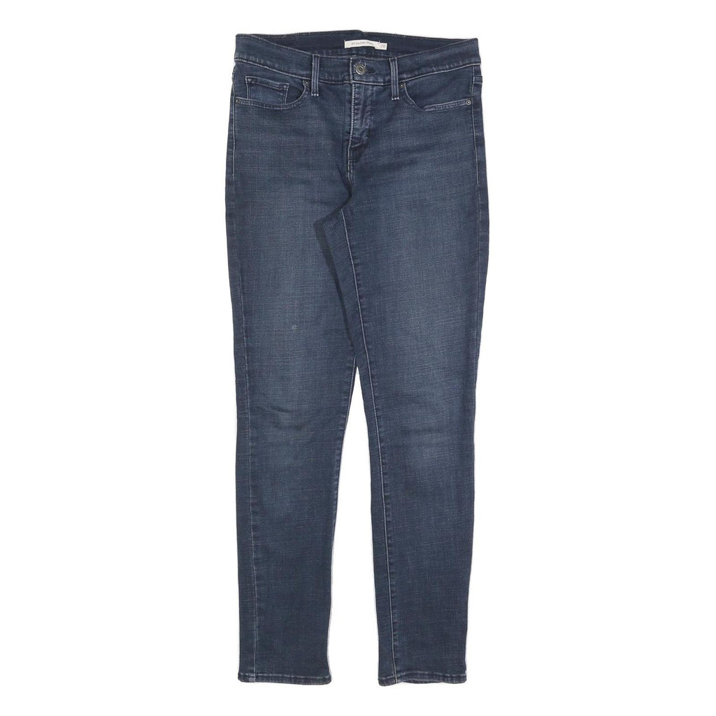 LEVI'S 311 Womens Slim Blue Denim Medium Wash Jeans W28 L30 Stretch Zip Fly