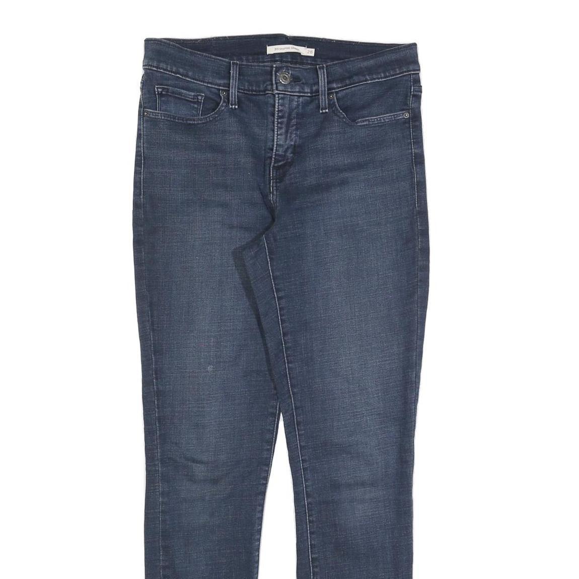 LEVI'S 311 Womens Slim Blue Denim Medium Wash Jeans W28 L30 Stretch Zip Fly