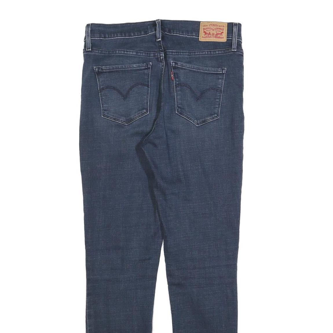 LEVI'S 311 Womens Slim Blue Denim Medium Wash Jeans W28 L30 Stretch Zip Fly