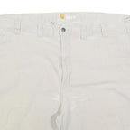 CARHARTT Mens Shorts Beige Relaxed Fit Workwear 2XL W46 Cotton Blend