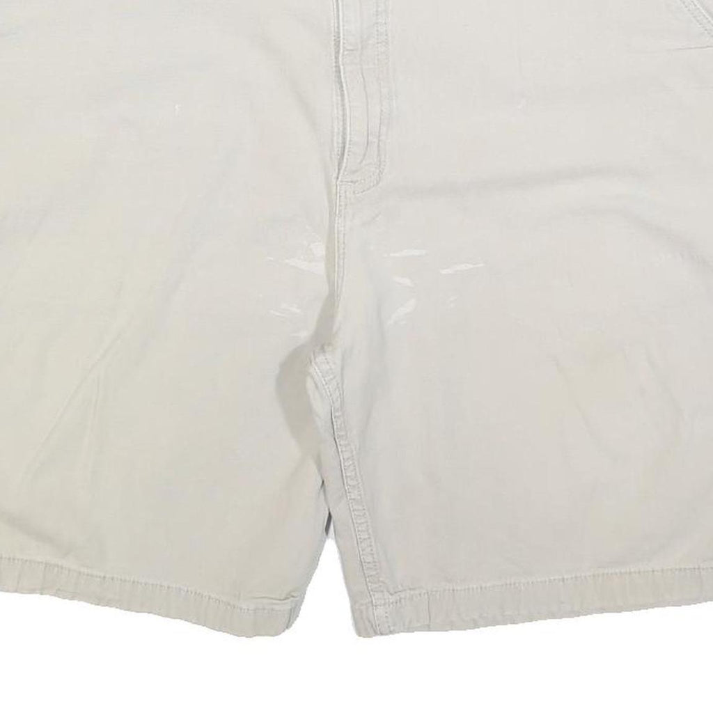 CARHARTT Mens Shorts Beige Relaxed Fit Workwear 2XL W46 Cotton Blend