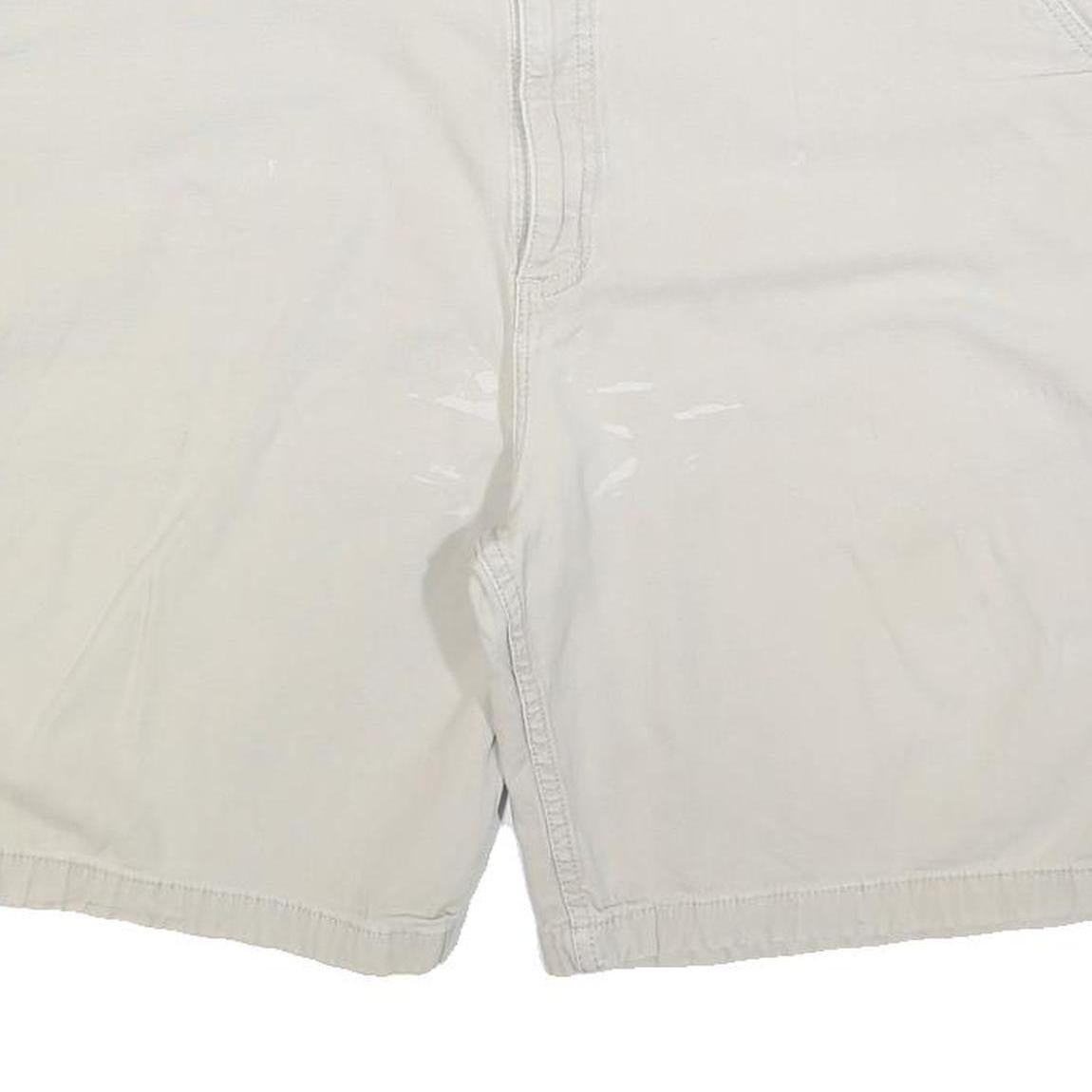 CARHARTT Mens Shorts Beige Relaxed Fit Workwear 2XL W46 Cotton Blend