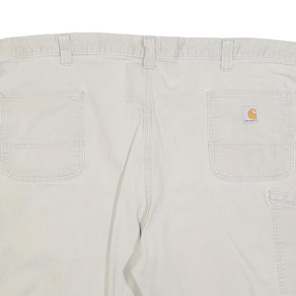 CARHARTT Mens Shorts Beige Relaxed Fit Workwear 2XL W46 Cotton Blend
