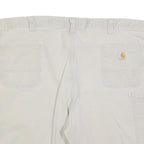 CARHARTT Mens Shorts Beige Relaxed Fit Workwear 2XL W46 Cotton Blend