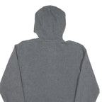 ADIDAS Womens Grey & Turquoise Zip Up Hoodie S Lightweight Cotton Casual