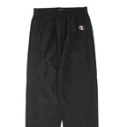 CHAMPION Mens Track Pants Black Straight XS W26 L30