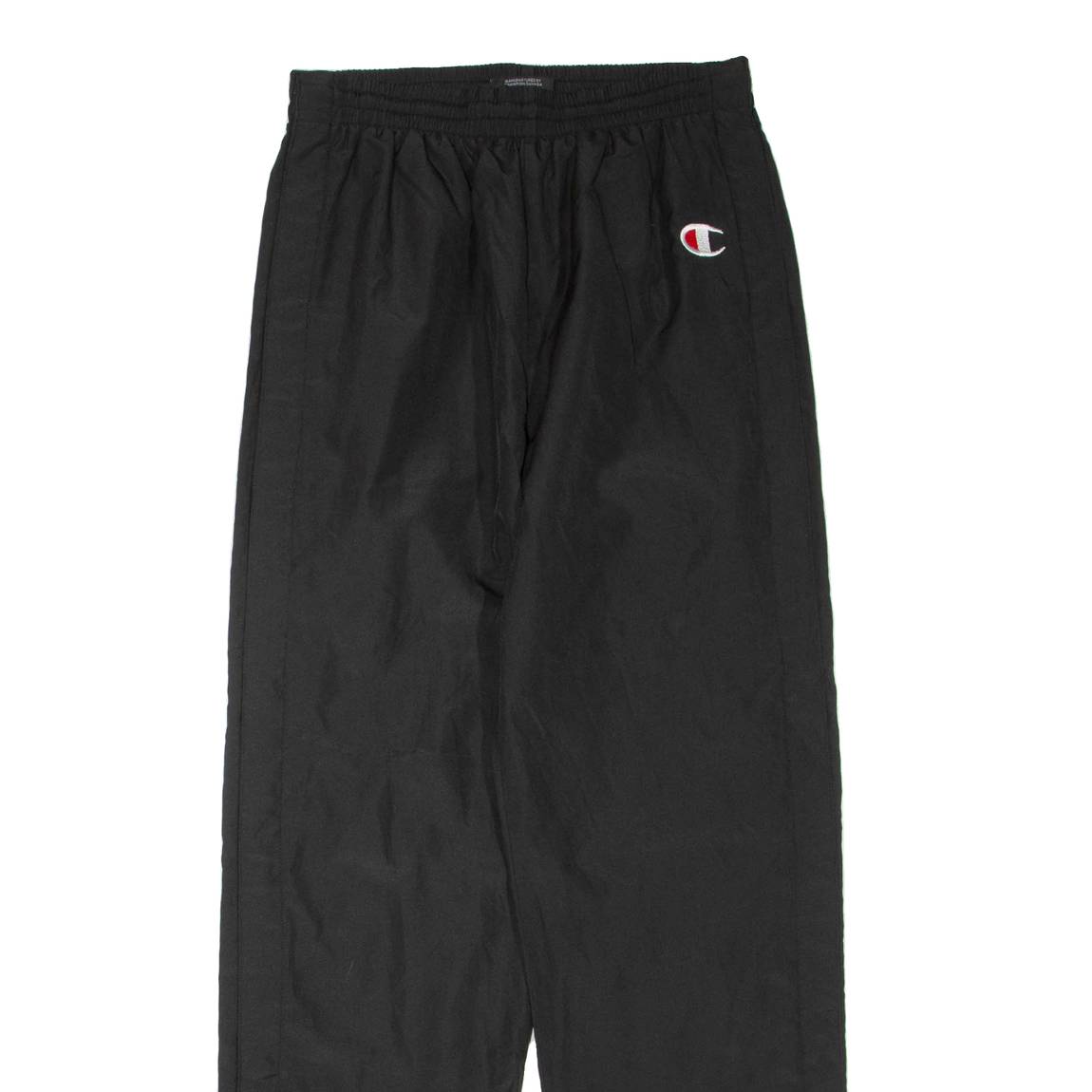 CHAMPION Mens Track Pants Black Straight XS W26 L30