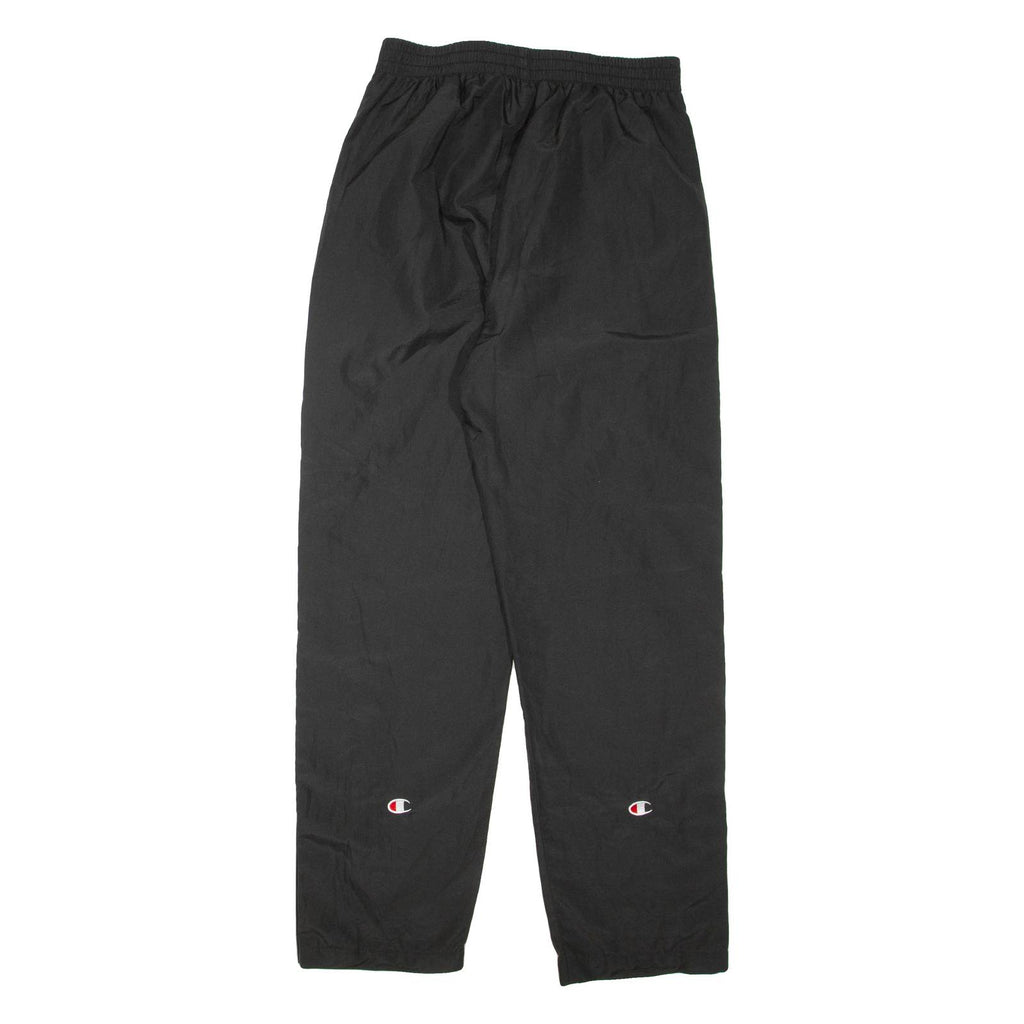 CHAMPION Mens Track Pants Black Straight XS W26 L30