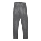 PHILIPP PLEIN Womens Grey Slim Skinny Denim Cotton Blend Medium Wash W25 L31