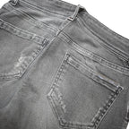 PHILIPP PLEIN Womens Grey Slim Skinny Denim Cotton Blend Medium Wash W25 L31