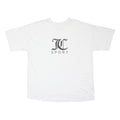 JUICY COUTURE Womens White & Black Classic T-Shirt L Short Sleeve Crew Neck