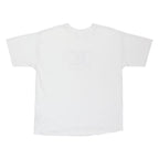 JUICY COUTURE Womens White & Black Classic T-Shirt L Short Sleeve Crew Neck