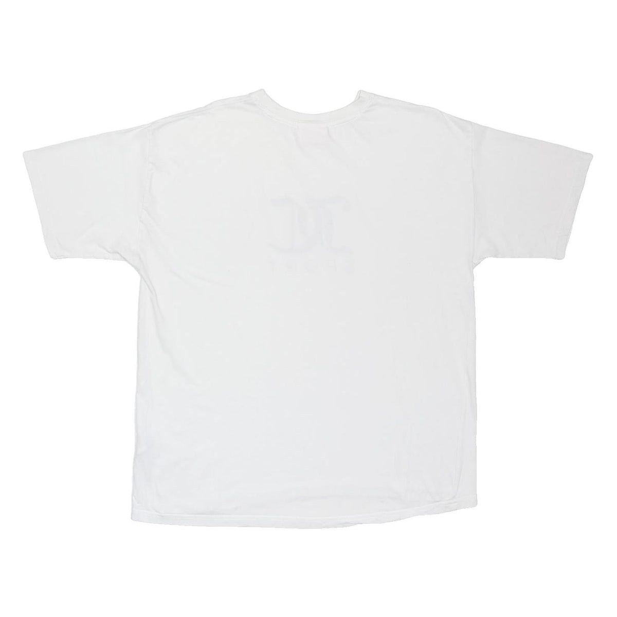 JUICY COUTURE Womens White & Black Classic T-Shirt L Short Sleeve Crew Neck