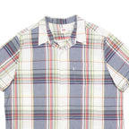 LEVI'S Mens Blue Red & Yellow Check Shirt 2XL Cotton Blend Casual Summer
