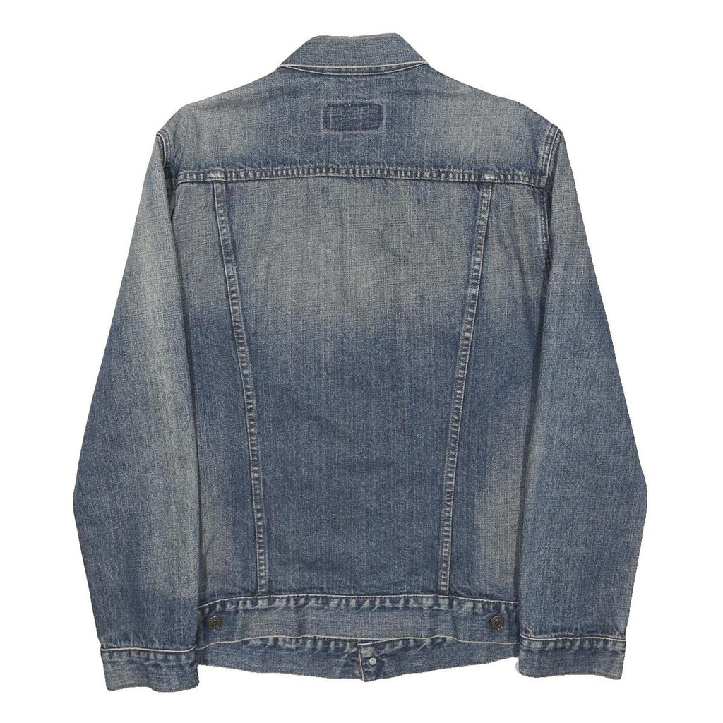 LEVI'S Mens Blue Denim Jacket XL Cotton Button Closure Classic Fit Casual