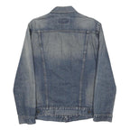 LEVI'S Mens Blue Denim Jacket XL Cotton Button Closure Classic Fit Casual