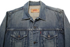 LEVI'S Mens Blue Denim Jacket XL Cotton Button Closure Classic Fit Casual