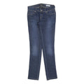 GUESS Womens Blue Slim Skinny Denim Cotton Blend Jeans W28 L32 Stylish Casual