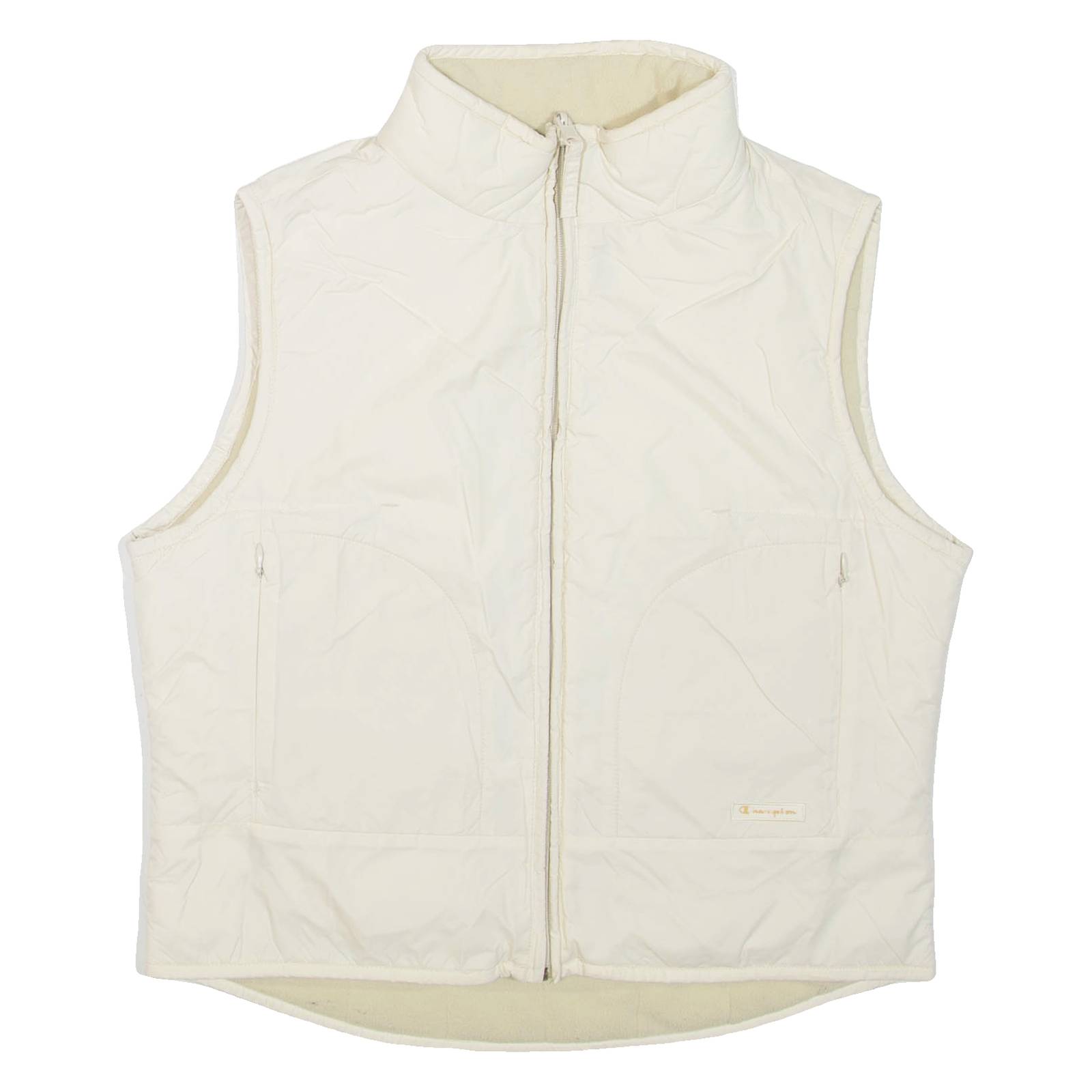 CHAMPION Womens Gilet White Nylon S