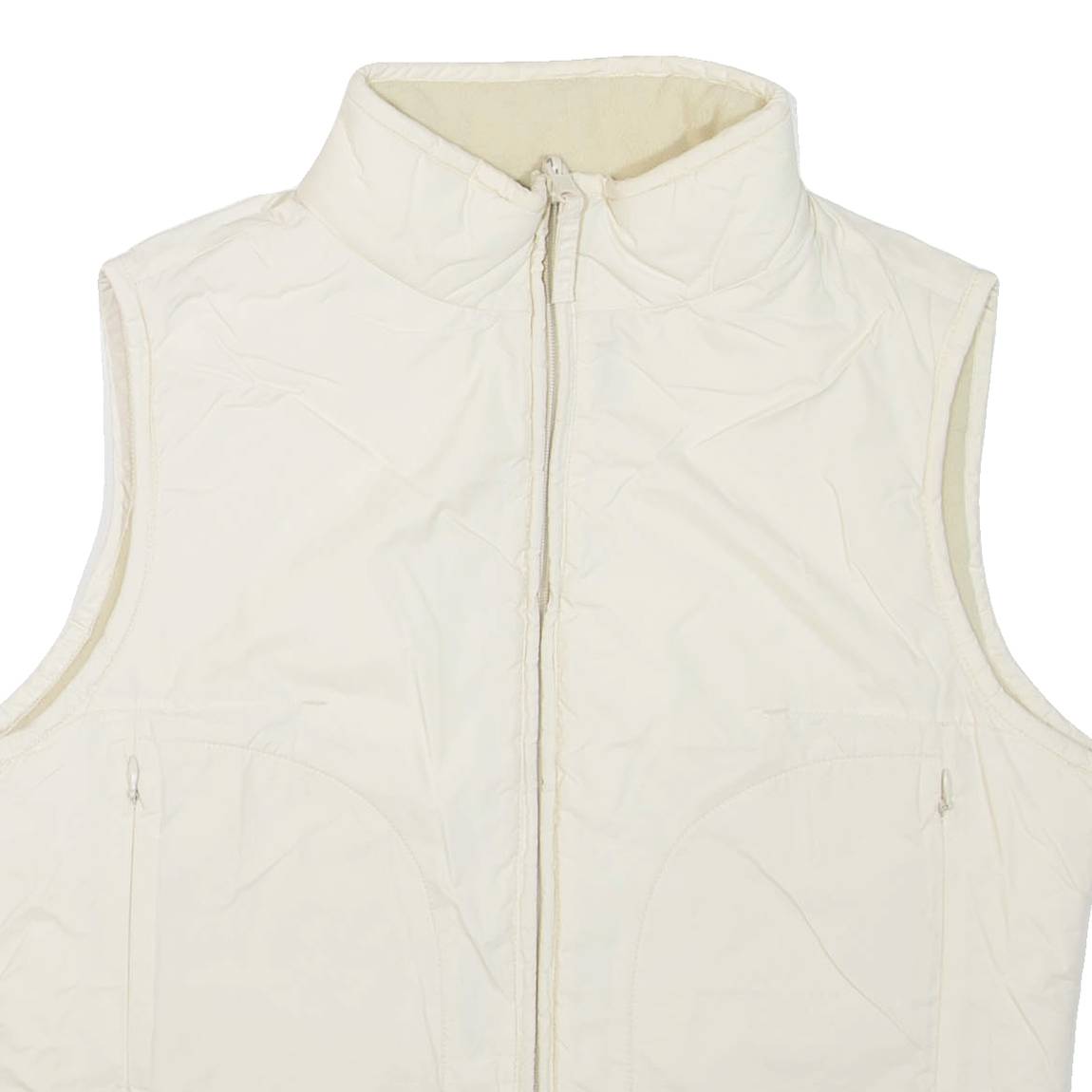CHAMPION Womens Gilet White Nylon S