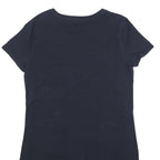 TOMMY HILFIGER Womens Navy Blue Day Jersey Plain Short Sleeve Mini M Casual