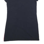 TOMMY HILFIGER Womens Navy Blue Day Jersey Plain Short Sleeve Mini M Casual