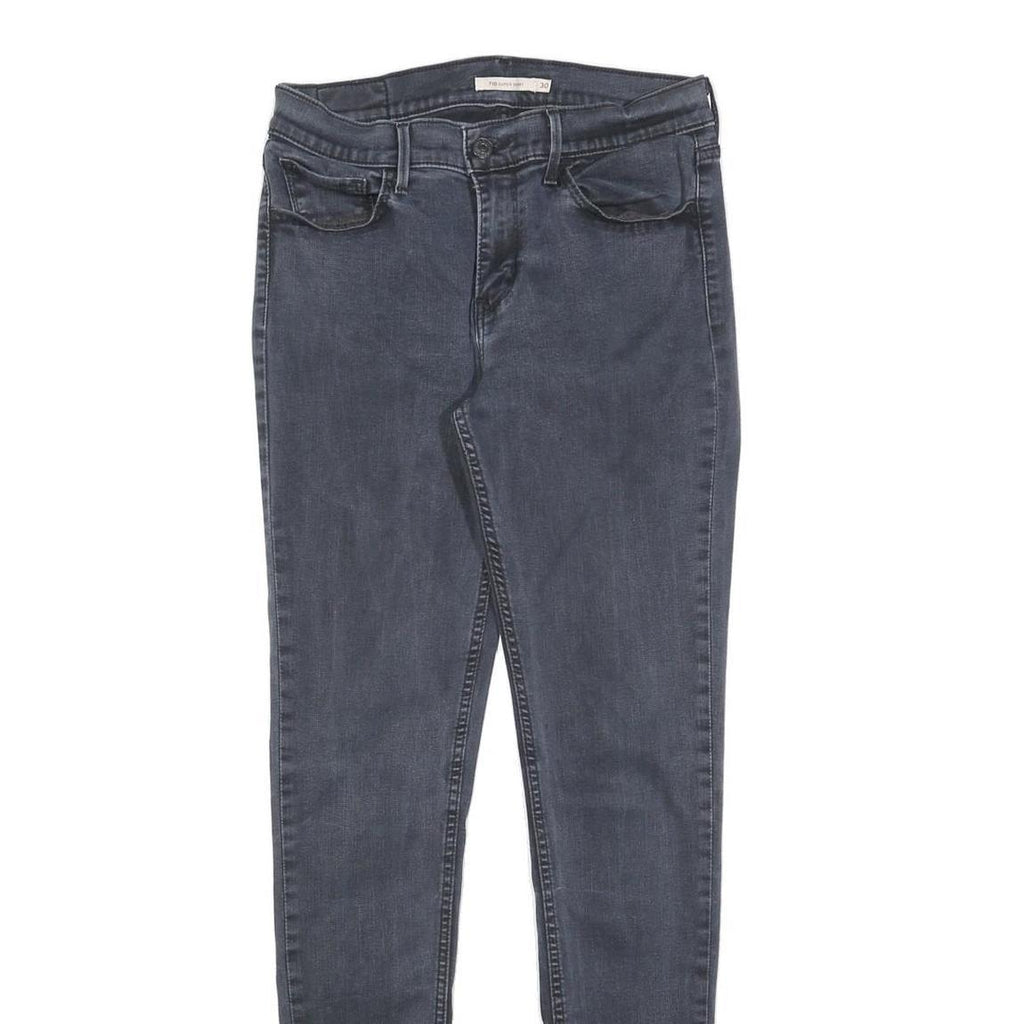 LEVI'S 710 Womens Slim Skinny Denim Dark Wash W30 L32 Stretch Cotton Jeans