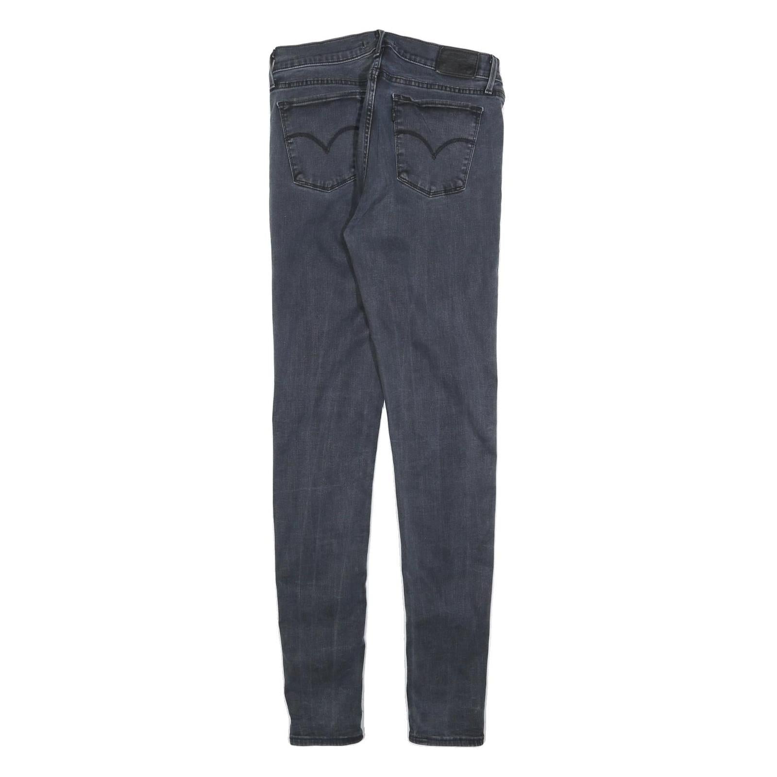 LEVI'S 710 Womens Slim Skinny Denim Dark Wash W30 L32 Stretch Cotton Jeans