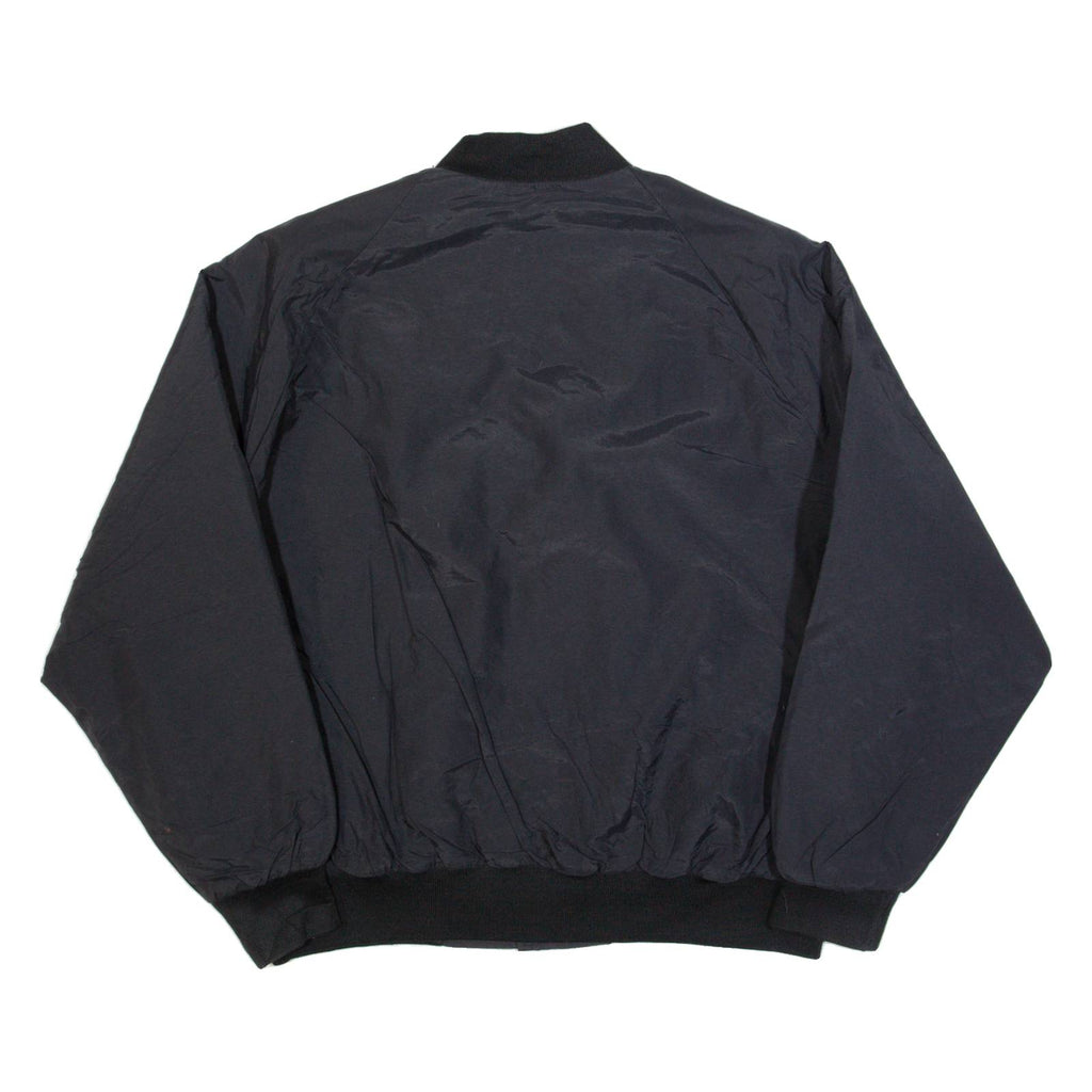 SPORTSMASTER Mens Bomber Jacket Black USA L