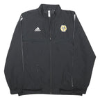 ADIDAS Mens Black & White Wolves Track Jacket XL Polyester Blend Zip Athletic