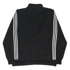 ADIDAS Mens Black & White Wolves Track Jacket XL Polyester Blend Zip Athletic
