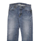 LEVI'S 501 Mens Jeans Blue Regular Straight Denim Medium W30 L27 Classic Cotton