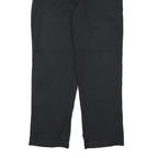 DICKIES Mens Cotton Blend Black Regular Straight Trousers W36 L30 Workwear