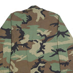 GOLDEN MANUFACTURING CO INC Mens Green & Brown Camouflage Cotton Blend Button