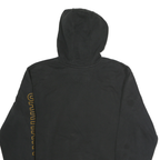 CARHARTT Mens Black Hoodie M Cotton Pullover Sweatshirt Logo Print