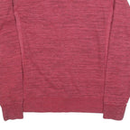 CHAMPION Mens Red S Crew Neck Sweatshirt Cotton Blend Pullover Lightweight